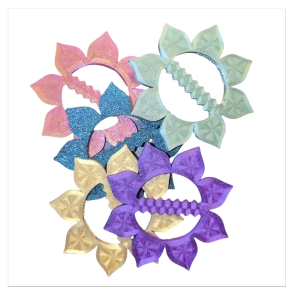 Flower Shirt/Scarf Slide Rings